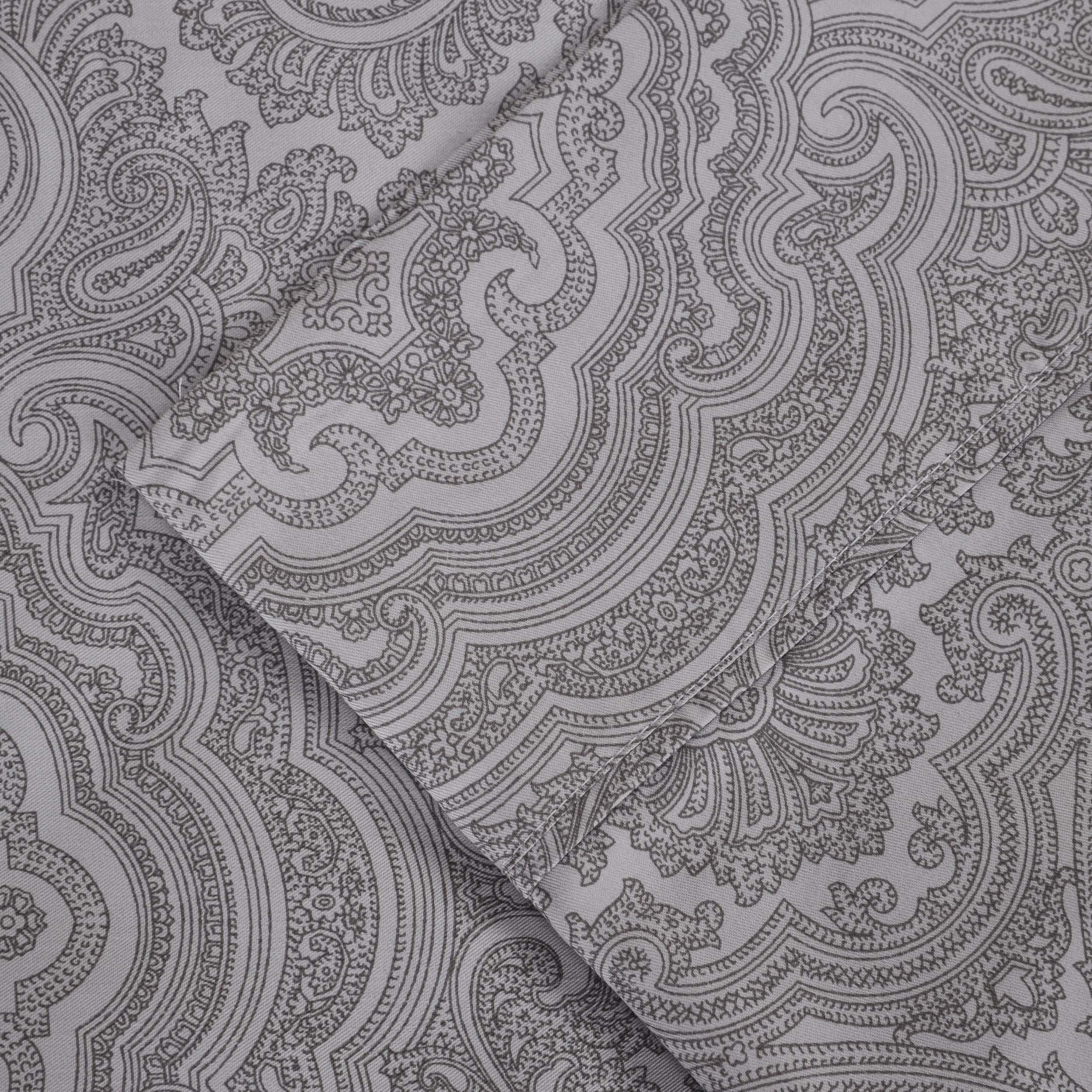 Italian Paisley 600 Thread Count Cotton Blend 2-Piece Pillowcase Set - Pillowcases by Superior