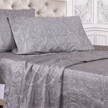 600 Thread Count Cotton Blend Sheet Set Italian Paisley Deep Pocket - Sheet Set by Superior Brand