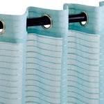 Jackson Striped Sheer Window Curtain Panels, Set of 2 - Sheer Curtains by Superior