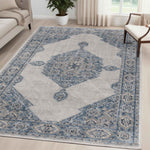 Kailani Modern Farmhouse Medallion Indoor Area Rug or Runner - Rugs by Superior