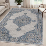 Kailani Modern Farmhouse Medallion Indoor Area Rug or Runner - Rugs by Superior