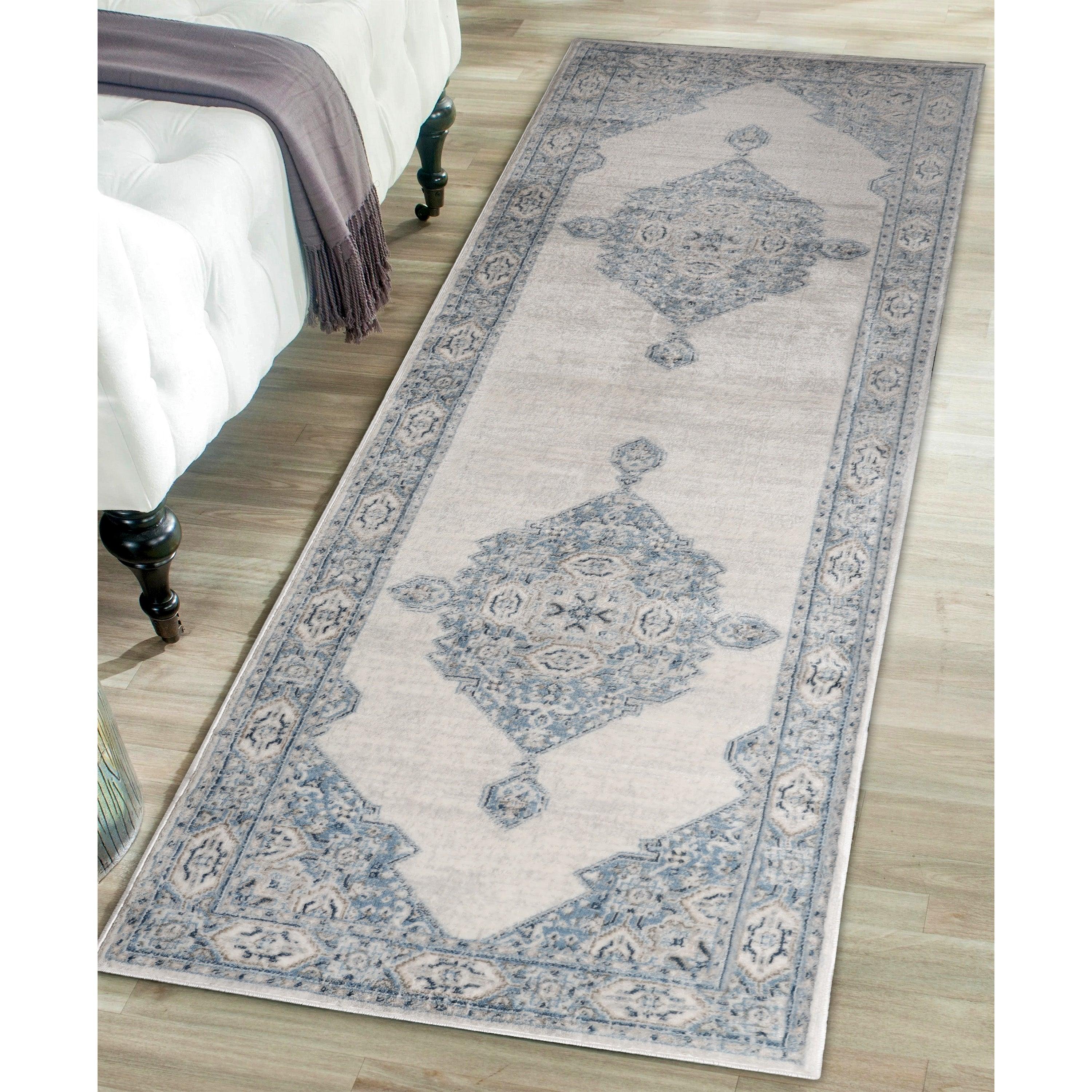 Kailani Modern Farmhouse Medallion Indoor Area Rug or Runner - Rugs by Superior