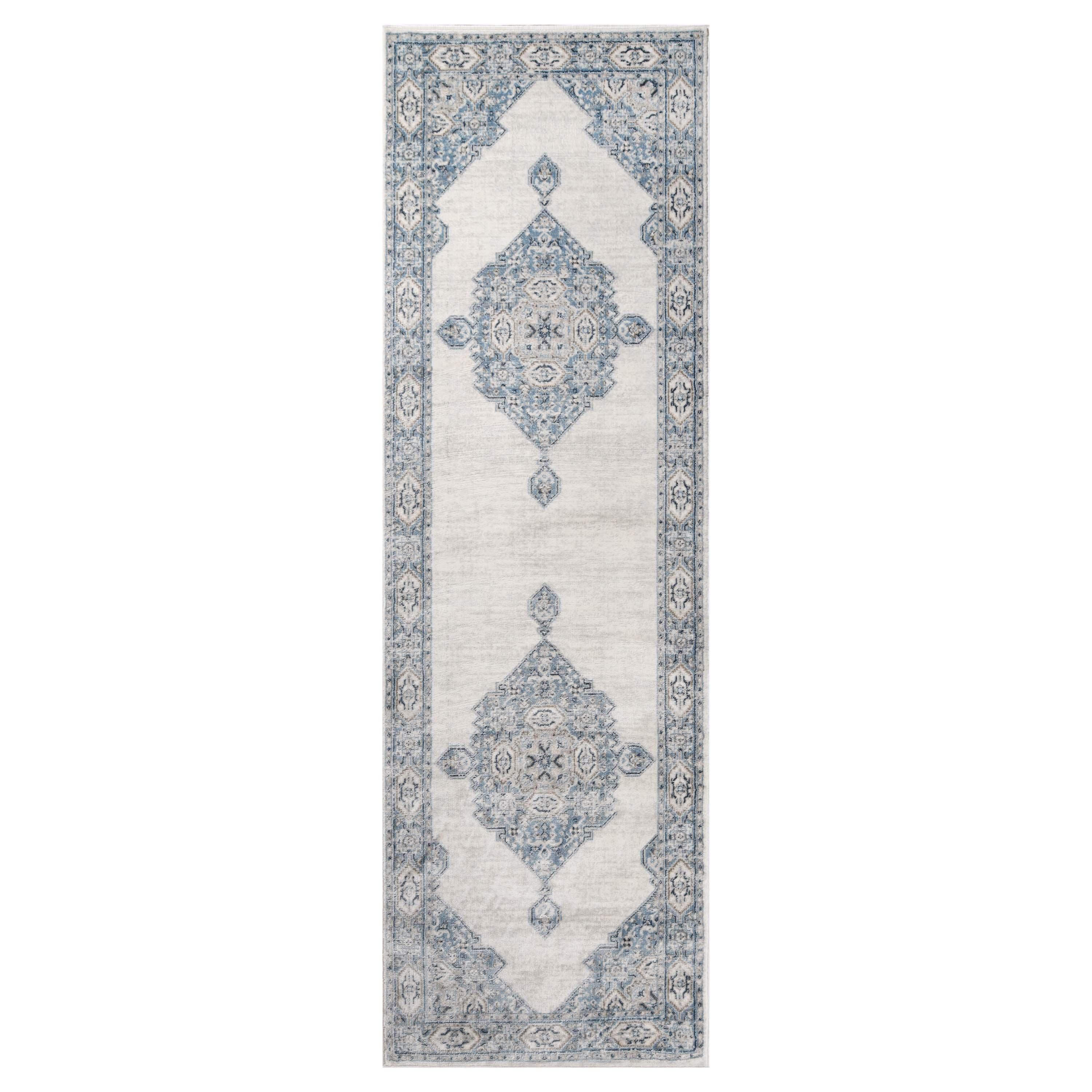 Kailani Modern Farmhouse Medallion Indoor Area Rug or Runner - Rugs by Superior