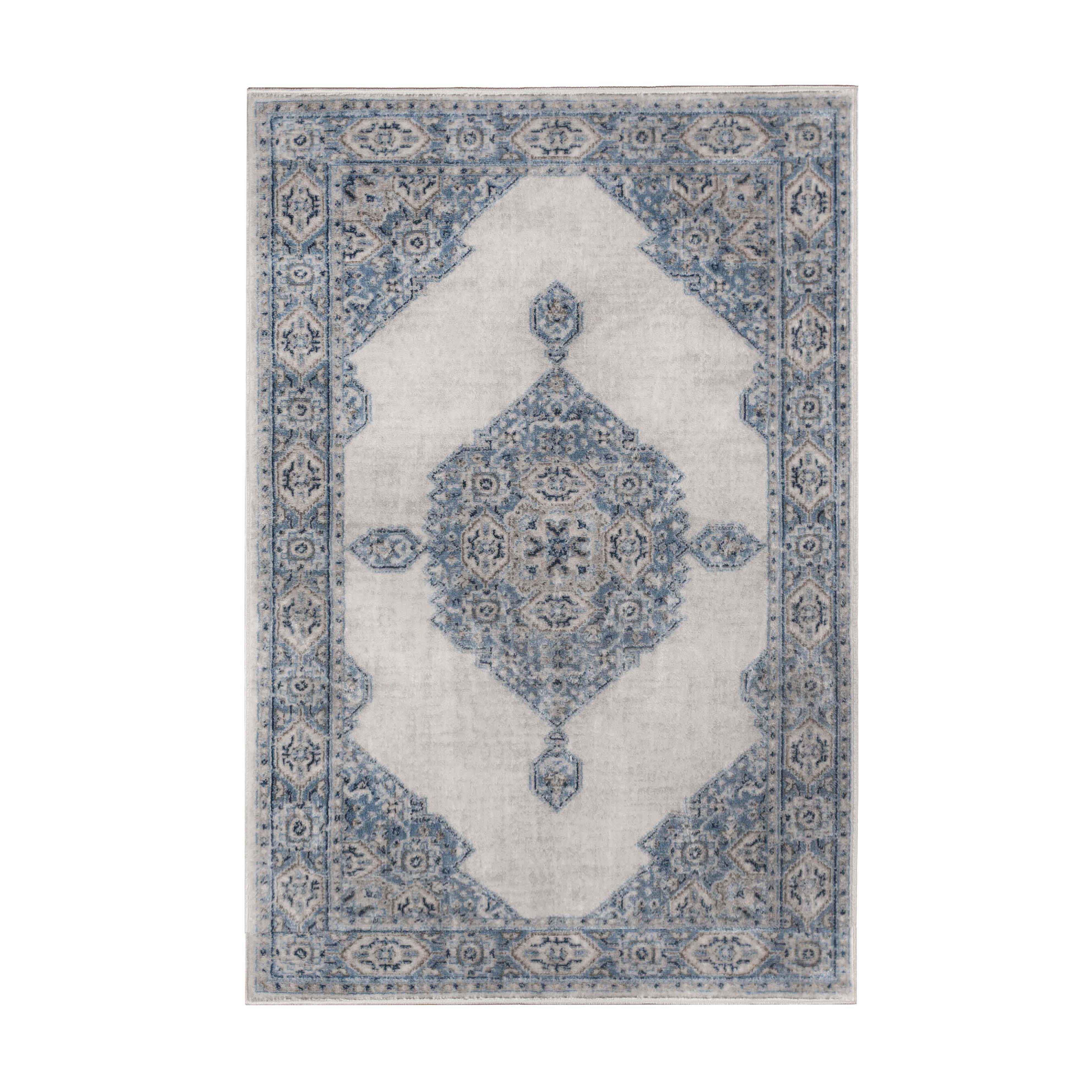 Kailani Modern Farmhouse Medallion Indoor Area Rug or Runner - Rugs by Superior