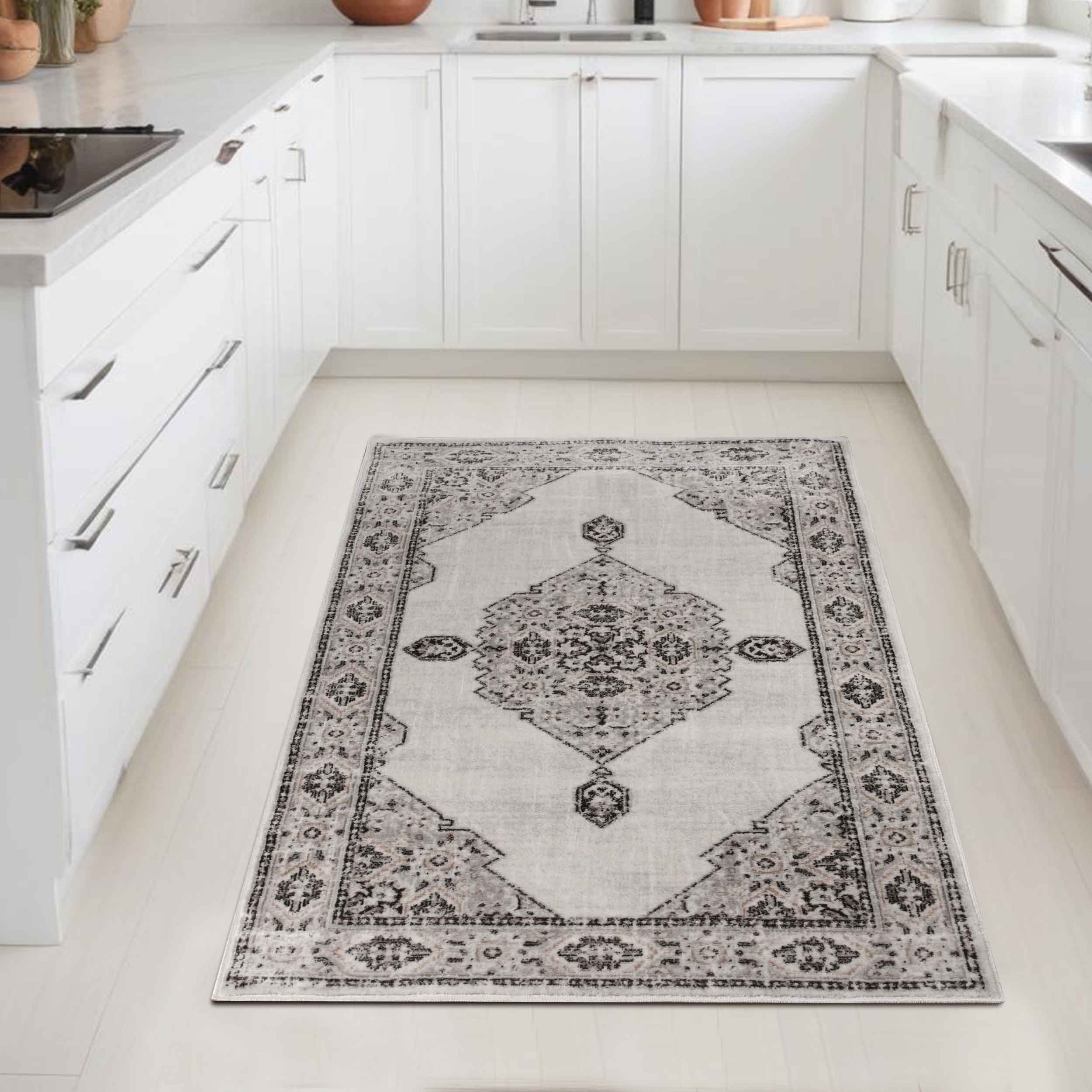 Kailani Modern Farmhouse Medallion Indoor Area Rug or Runner - Rugs by Superior