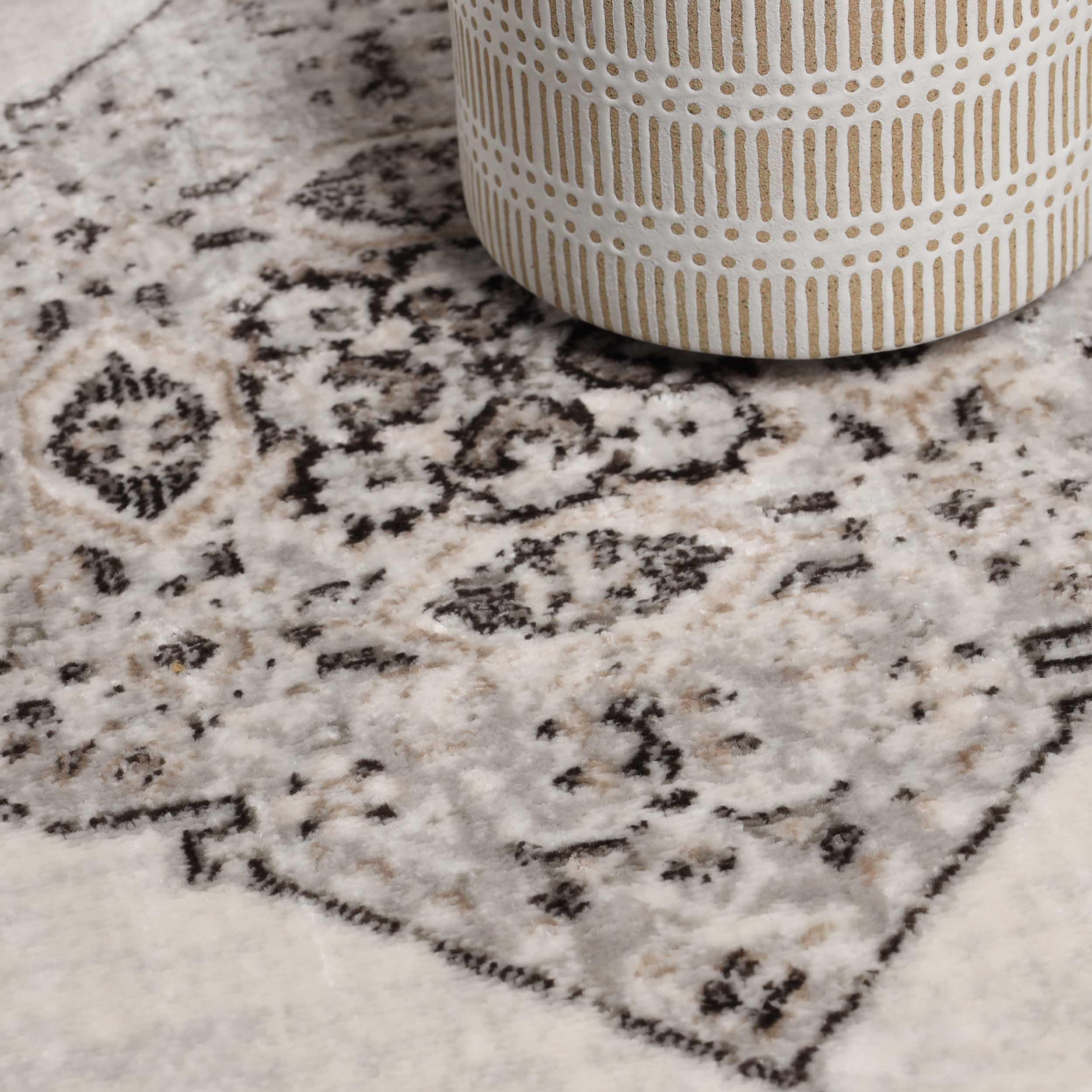 Kailani Modern Farmhouse Medallion Indoor Area Rug or Runner - Rugs by Superior