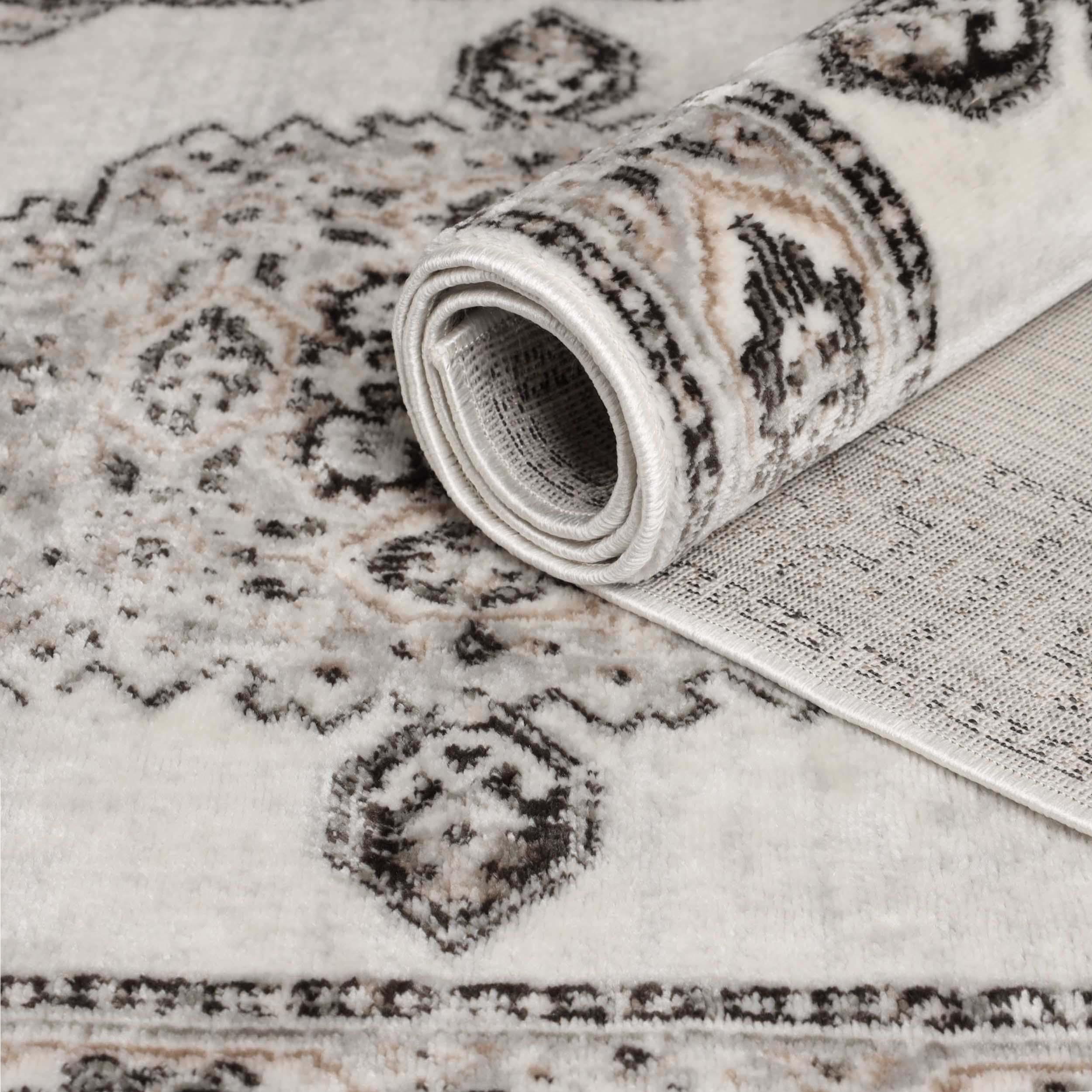 Kailani Modern Farmhouse Medallion Indoor Area Rug or Runner - Rugs by Superior