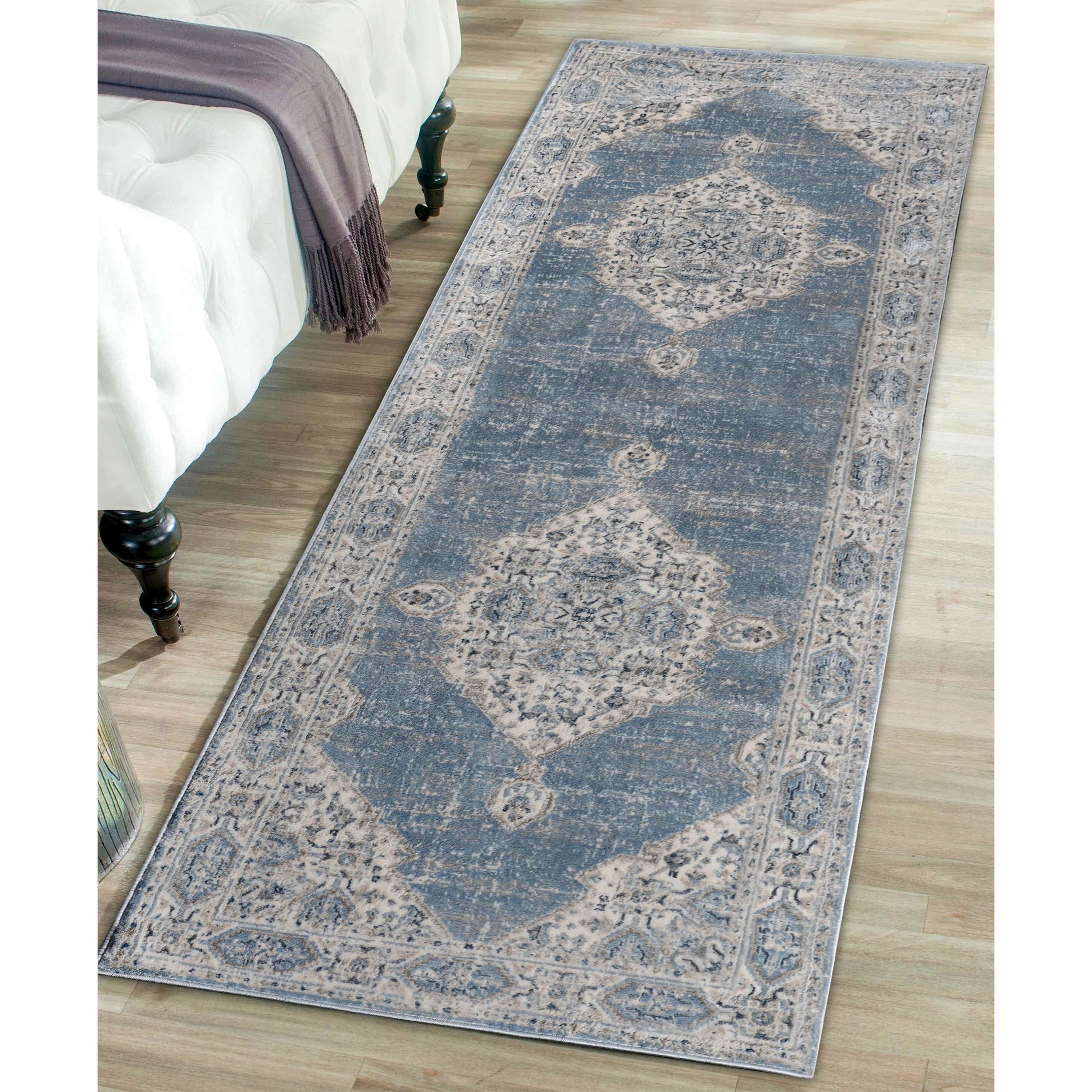Kailani Modern Farmhouse Medallion Indoor Area Rug or Runner - Rugs by Superior