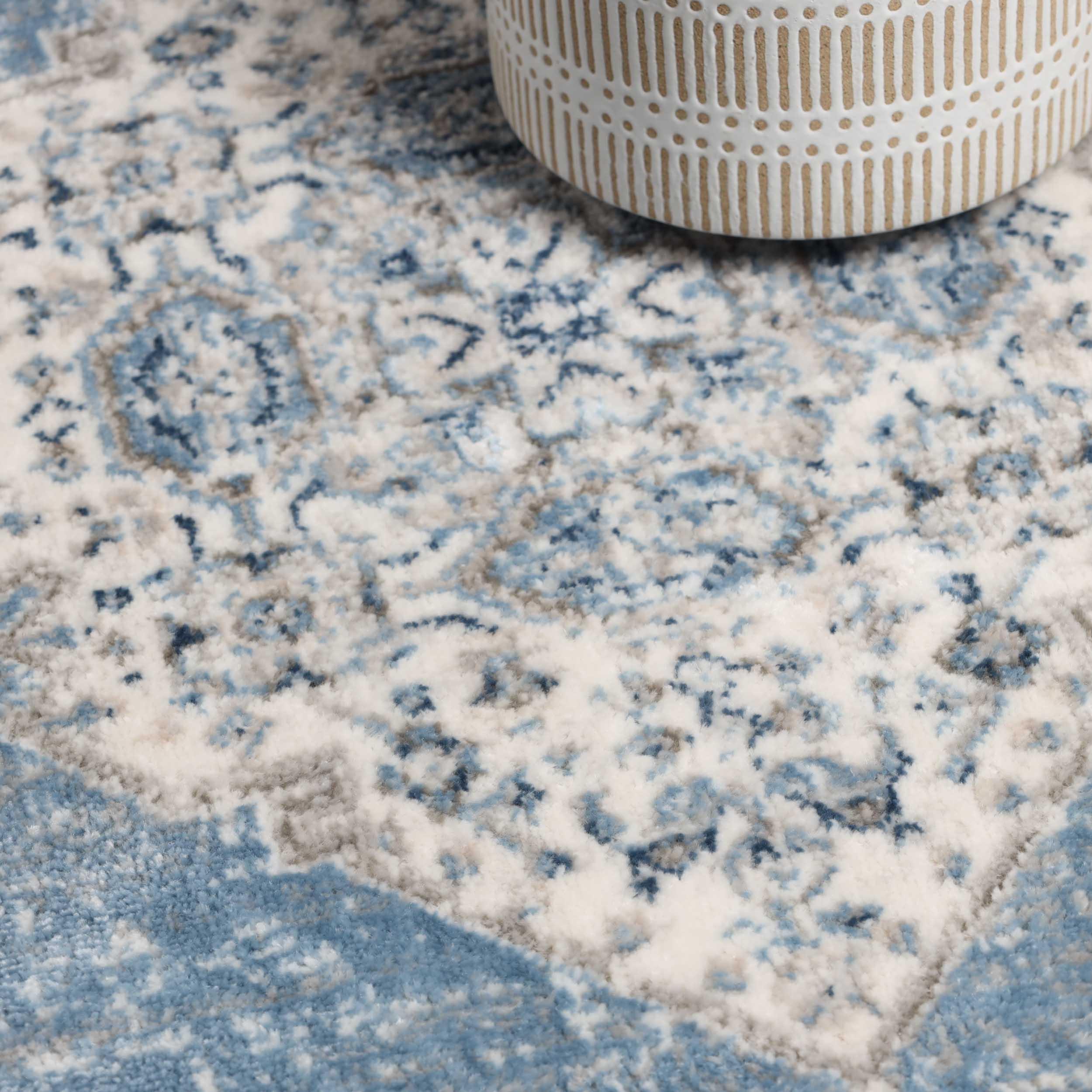 Kailani Modern Farmhouse Medallion Indoor Area Rug or Runner - Rugs by Superior