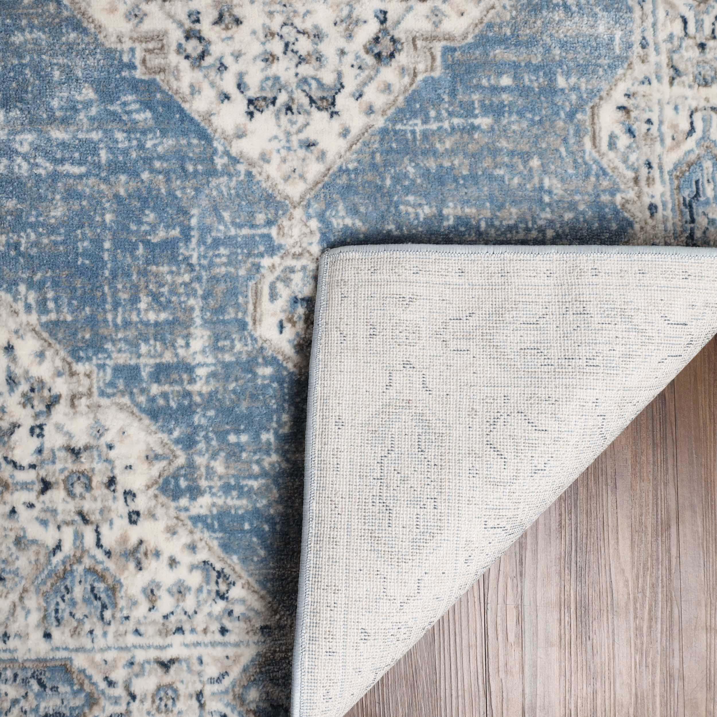 Kailani Modern Farmhouse Medallion Indoor Area Rug or Runner - Rugs by Superior