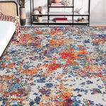 Kalina Abstract Splatter Area Rug Modern Indoor Outdoor Rug - Rugs by Superior