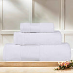 Larissa Cotton Geometric Border 3 Piece Assorted Towel Set - Towel Set by Superior