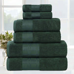 Larissa Cotton Geometric Border 6 Piece Assorted Towel Set - Towel Set by Superior