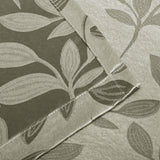 Leaves Machine Washable Room Darkening Blackout Curtains, Set of 2 - Blackout Curtains by Superior