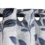 Leaves Machine Washable Room Darkening Blackout Curtains, Set of 2 - by Superior