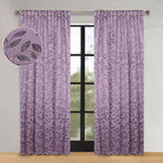 Leaves Room Darkening Back Tabs Blackout Curtain Panels, Set of 2 - Blackout Curtains by Superior