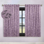 Leaves Room Darkening Back Tabs Blackout Curtain Panels, Set of 2 - Blackout Curtains by Superior