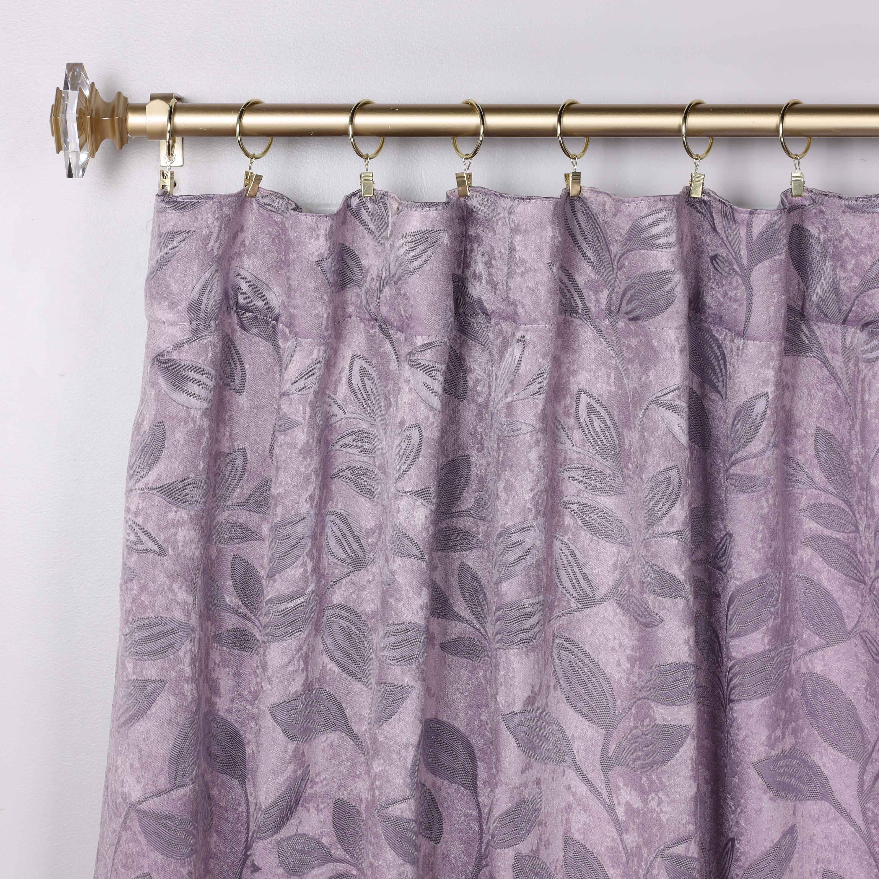 Leaves Room Darkening Back Tabs Blackout Curtain Panels, Set of 2 - Blackout Curtains by Superior