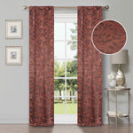 Leaves Room Darkening Blackout Curtain Panel Sets 4 Pieces - Blackout Curtains by Superior