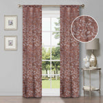 Leaves Room Darkening Blackout Curtain Panel Sets 4 Pieces - Blackout Curtains by Superior