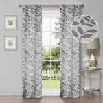 Leaves Room Darkening Blackout Curtain Panel Sets 4 Pieces - Blackout Curtains by Superior