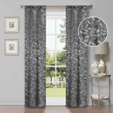Leaves Room Darkening Blackout Curtain Panel Sets 4 Pieces - Blackout Curtains by Superior