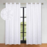 Leaves Room Darkening Grommet Blackout Curtain Panels, Set of 2 - Blackout Curtains by Superior