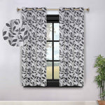 Leaves Room Darkening Grommet Blackout Curtain Panels, Set of 2 - Blackout Curtains by Superior