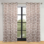 Leaves Room Darkening Washable Blackout Curtain Panels, Set of 2 - Blackout Curtains by Superior
