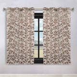Leaves Room Darkening Washable Blackout Curtain Panels, Set of 2 - Blackout Curtains by Superior