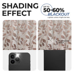 Leaves Room Darkening Washable Blackout Curtain Panels, Set of 2 - Blackout Curtains by Superior