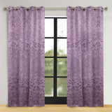 Leaves Room Darkening Washable Blackout Curtain Panels, Set of 2 - Blackout Curtains by Superior