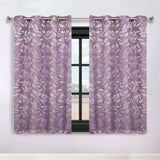 Leaves Room Darkening Washable Blackout Curtain Panels, Set of 2 - Blackout Curtains by Superior