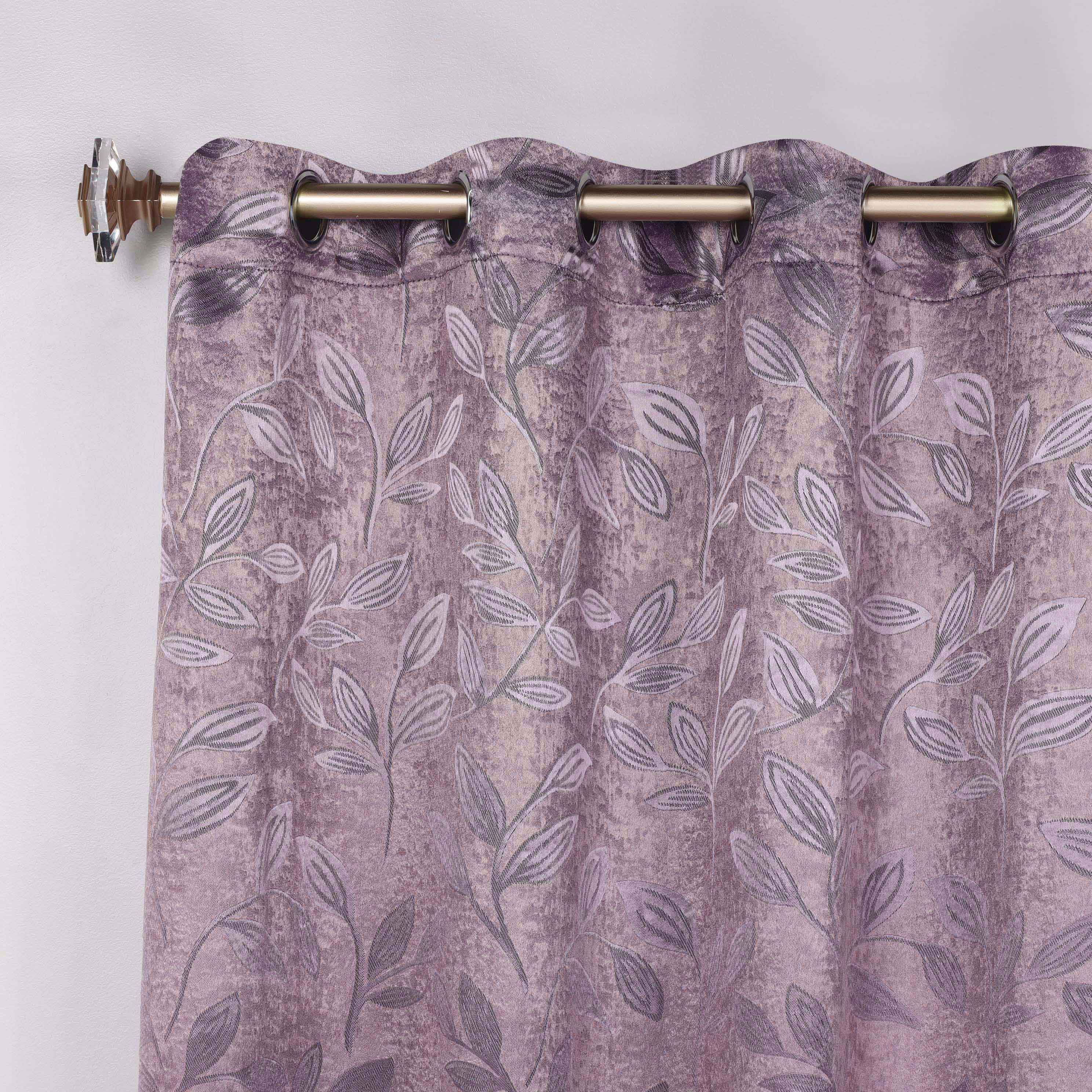 Leaves Room Darkening Washable Blackout Curtain Panels, Set of 2 - Blackout Curtains by Superior