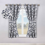 Leaves Room Darkening Washable Blackout Curtain Panels, Set of 2 - Blackout Curtains by Superior