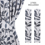 Leaves Room Darkening Washable Blackout Curtain Panels, Set of 2 - Blackout Curtains by Superior