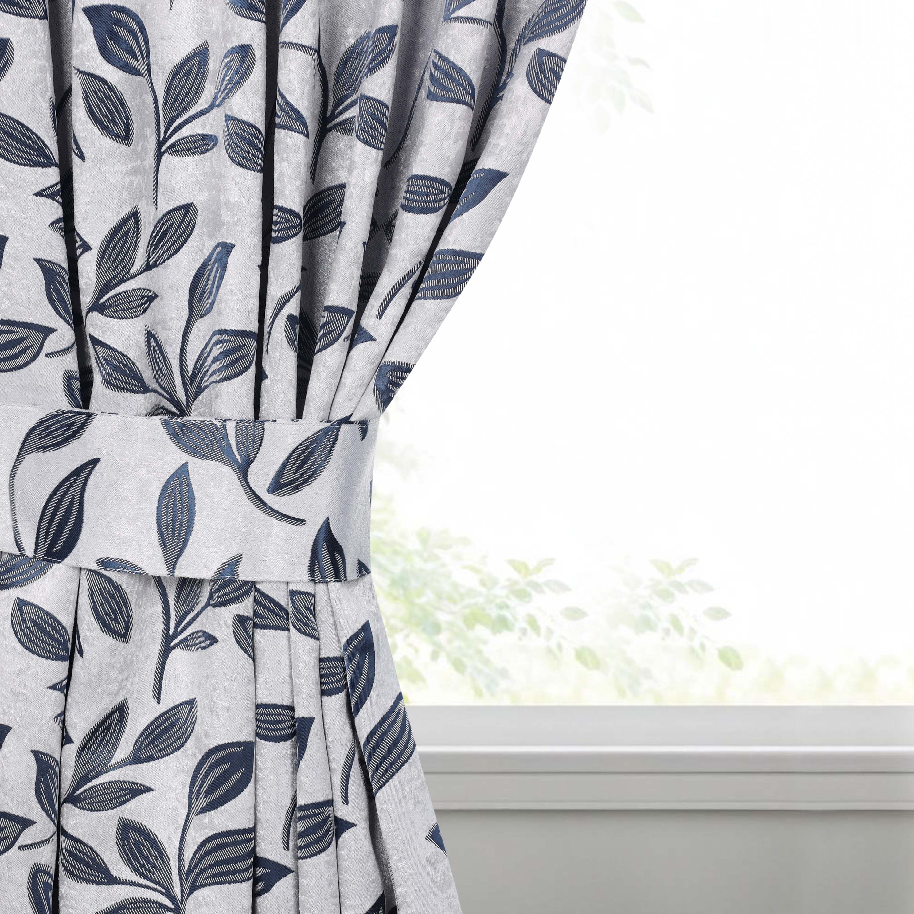 Leaves Room Darkening Washable Blackout Curtain Panels, Set of 2 - Blackout Curtains by Superior