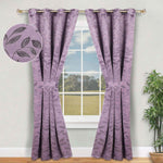 Leaves Room Darkening Washable Blackout Curtain Panels, Set of 2 - Blackout Curtains by Superior