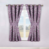 Leaves Room Darkening Washable Blackout Curtain Panels, Set of 2 - Blackout Curtains by Superior