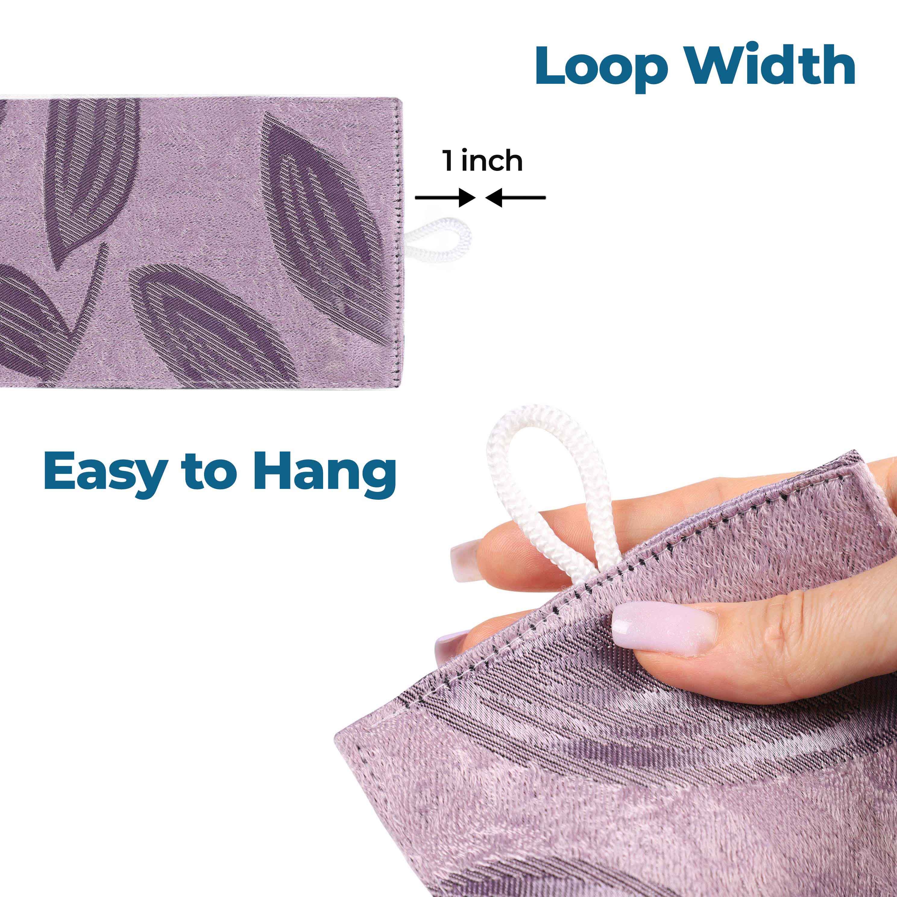 Leaves Room Darkening Washable Blackout Curtain Panels, Set of 2 - Blackout Curtains by Superior