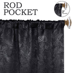 Leaves Washable Room Darkening Blackout Curtain Panels, Set of 2 - Blackout Curtains by Superior