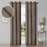 Linen Pattern Washable Room Darkening Blackout Curtain Set 52" - 4 Pieces - Blackout Curtains by Superior