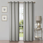Linen Pattern Washable Room Darkening Blackout Curtain Set 42" - 8 Pieces - Blackout Curtains by Superior