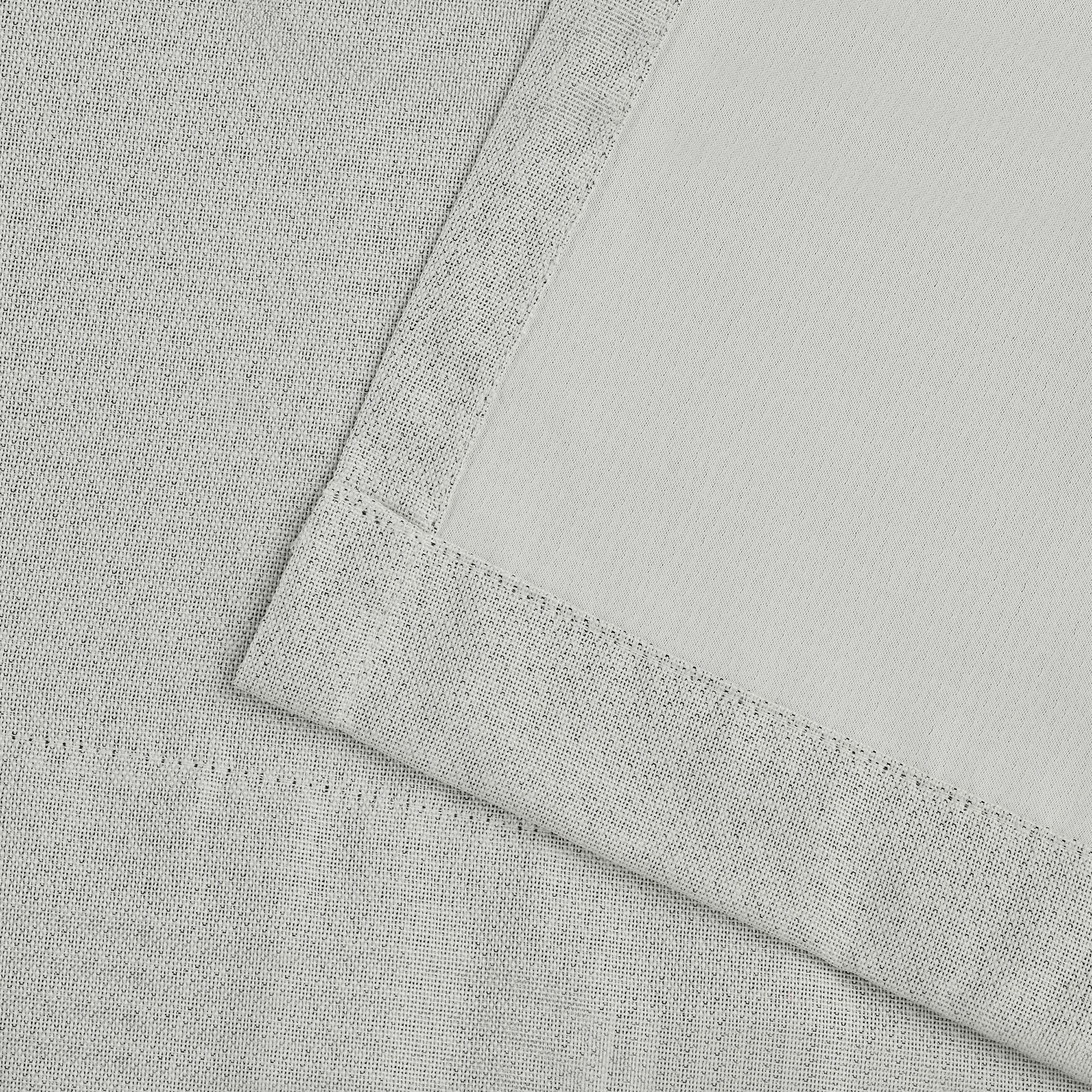 Linen Pattern Washable Room Darkening Blackout Curtain Set 42" - 8 Pieces - Blackout Curtains by Superior