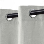 Linen Pattern Washable Room Darkening Blackout Curtain Set 42" - 8 Pieces - Blackout Curtains by Superior