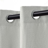 Linen Pattern Washable Room Darkening Blackout Curtain Set 42" - 8 Pieces - Blackout Curtains by Superior