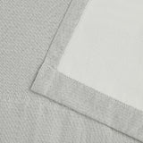 Linen Pattern Washable Room Darkening Blackout Curtain Set 42" - 8 Pieces - Blackout Curtains by Superior