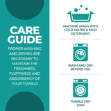 Lodie Cotton Plush Soft Jacquard Two-Toned 3 Piece Assorted Towel Set - Towel Set by Superior