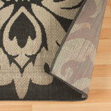 Lowell Traditional Damask Indoor Outdoor Area Rug - Rugs by Superior