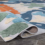 Lowell Traditional Damask Indoor Outdoor Area Rug - Rugs by Superior